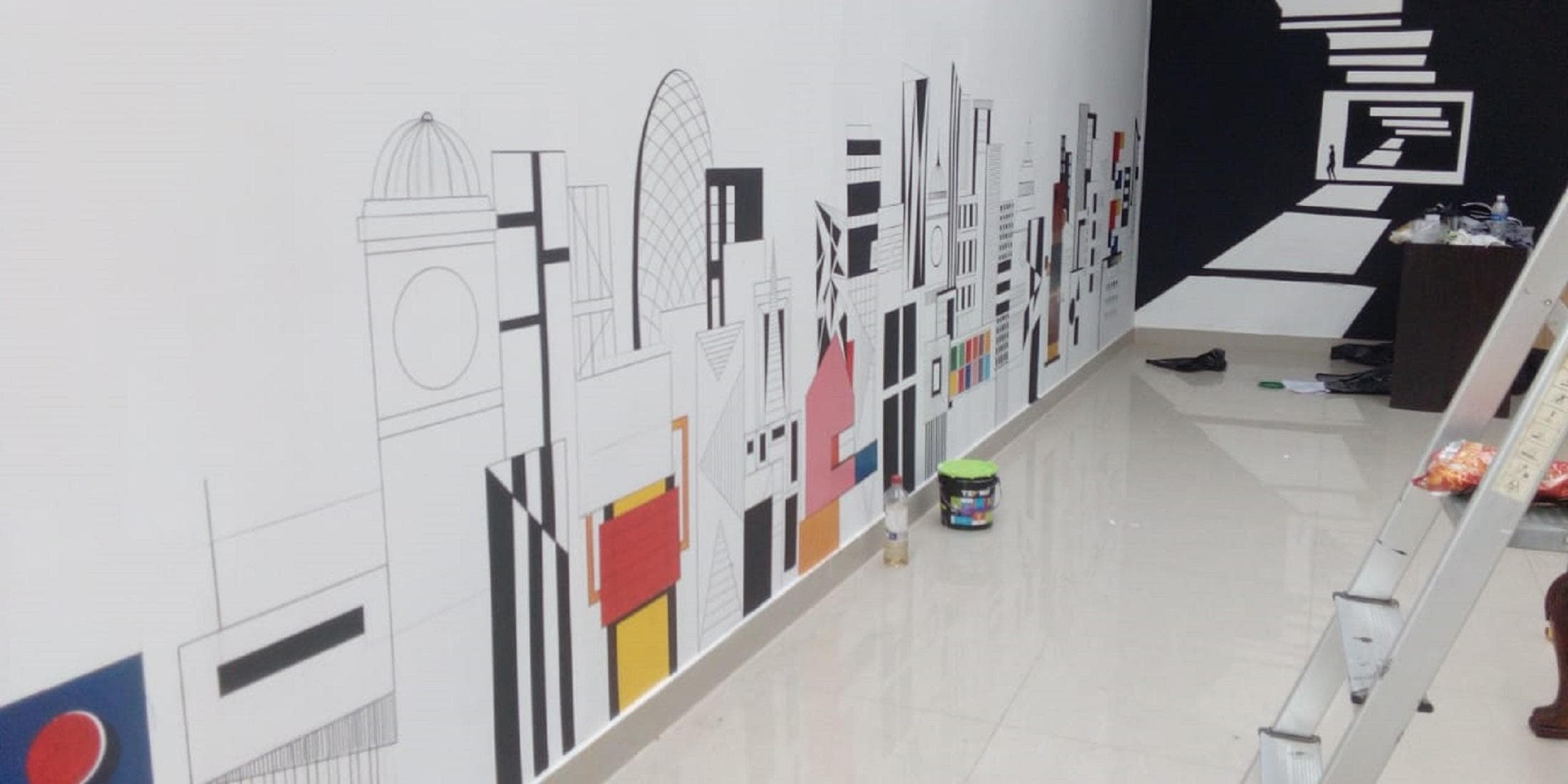 La integración de la arquitectura y la pintura